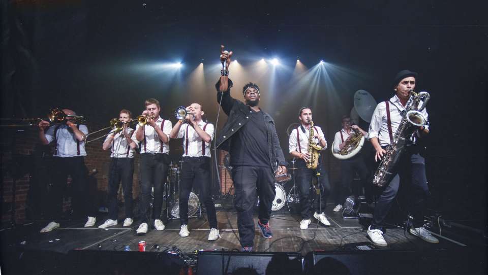 The DBs | Modern Brass & Drums Band For Hire