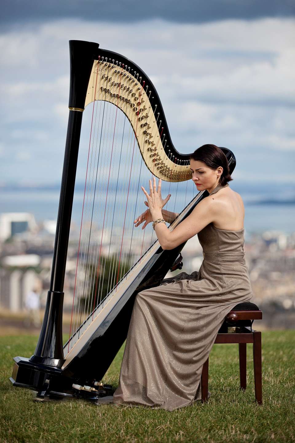 Aura Harpist London Wedding